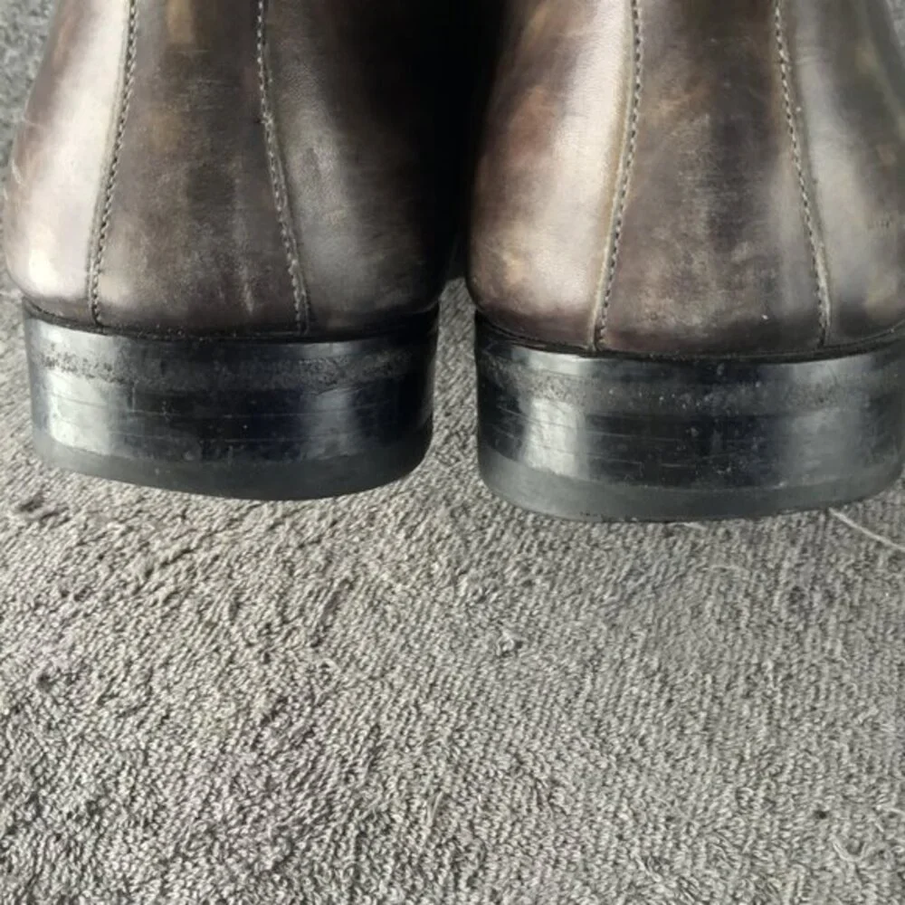 Magnanni Marco Men's Leather Monk Strap Slip‎ On Oxfords Dress Shoes Size 9M